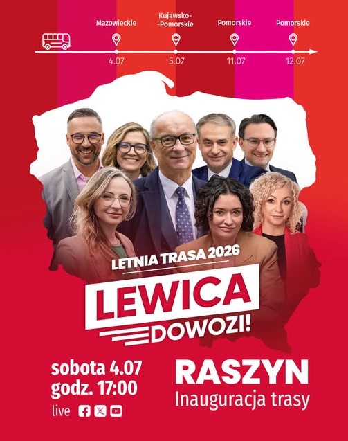 lewica trasa Raszyn